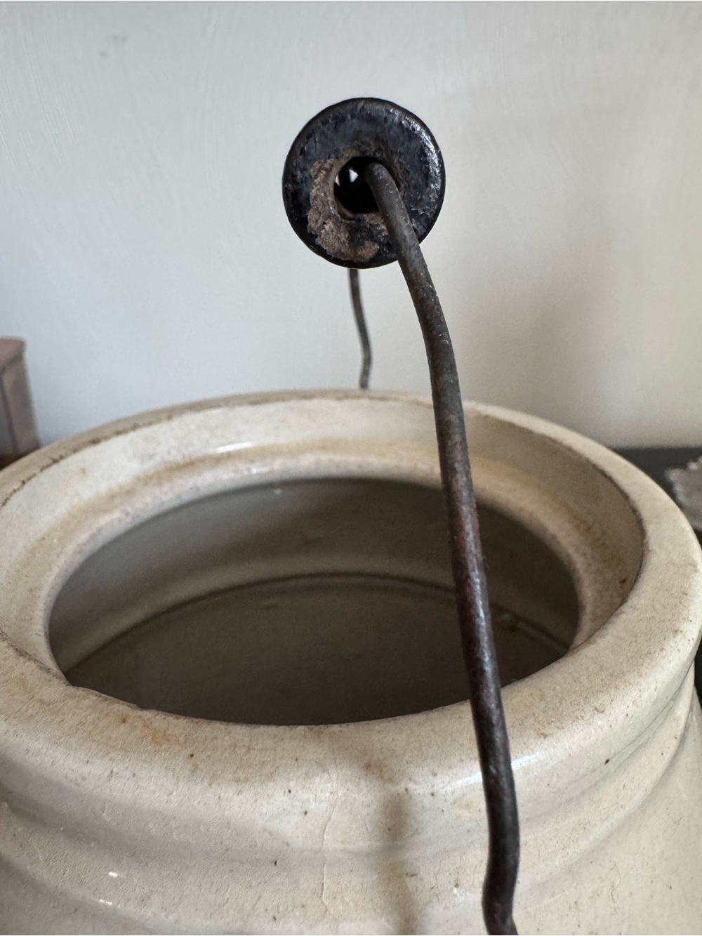 H.A. Johnson & Co. Boston "Home Made Preserves" stoneware crock - Picture 15 of 16